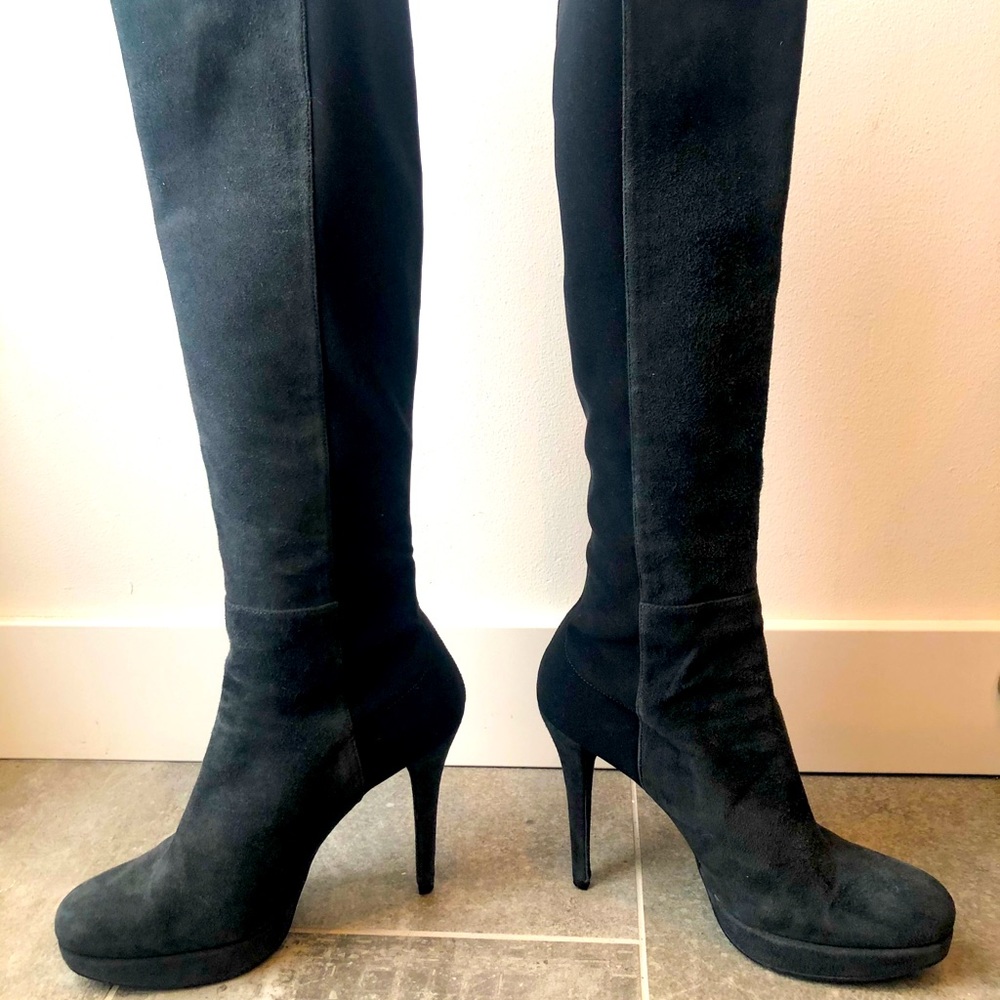 Stuart Weitzman Suede Skyline Boot